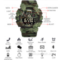 Мужские военные армейские наручные часы с камуфляжным принтом SMAEL 8013
